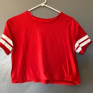 short sleeve crop t-shirt
